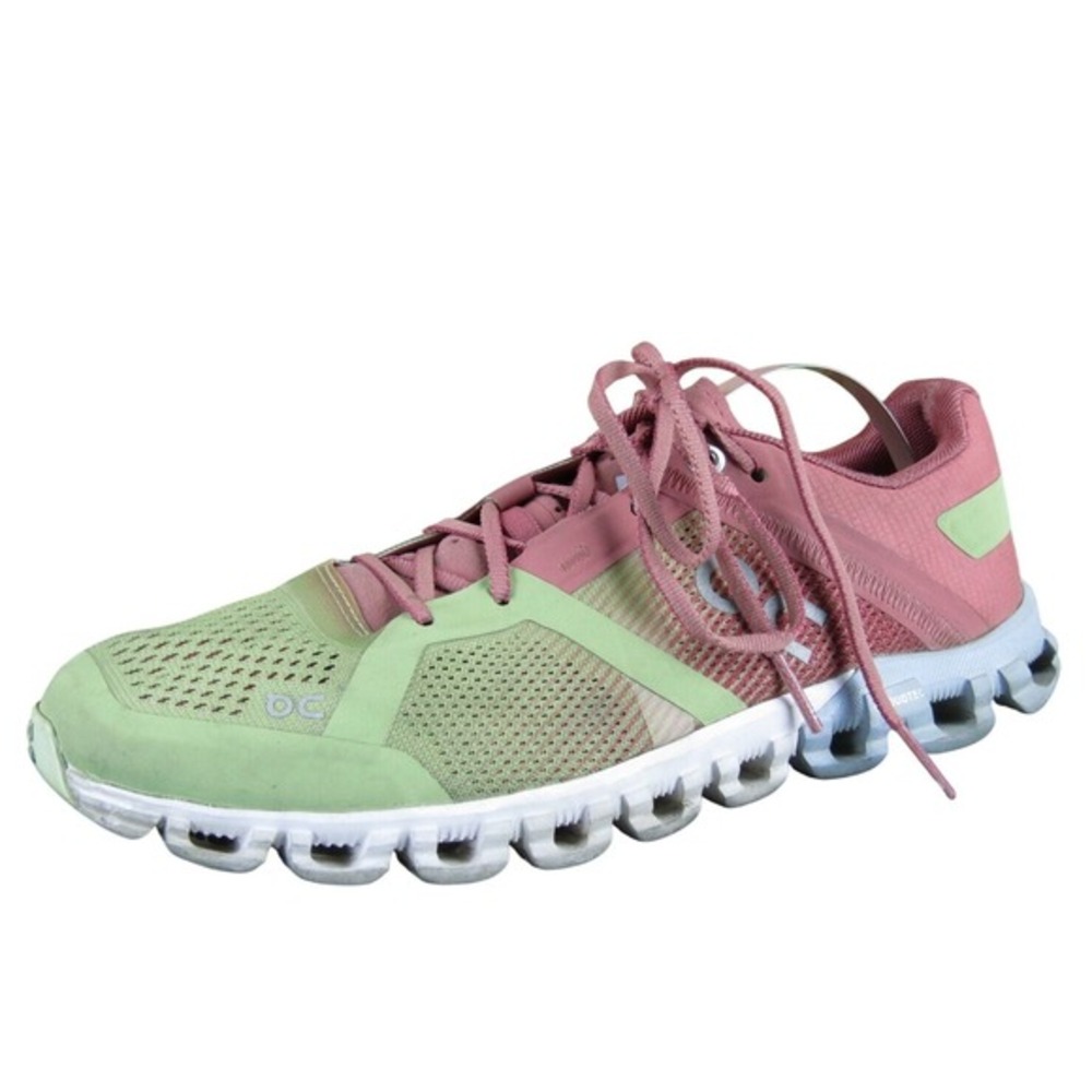 On Running Women's Sneakers in Pink and Green